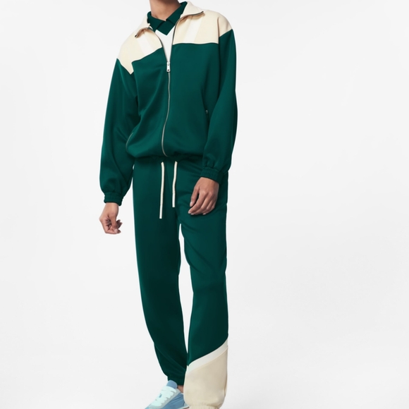 Zara RETRO SWEATSHIRT GREEN - Picture 3 of 4